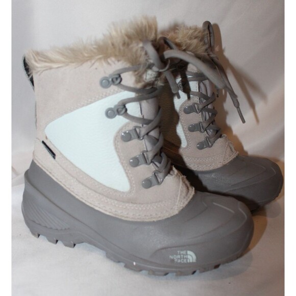 THE NORTH FACE Shellista Lace IV Youth Size 3 CREAM BROWN NIB - Picture 2 of 8
